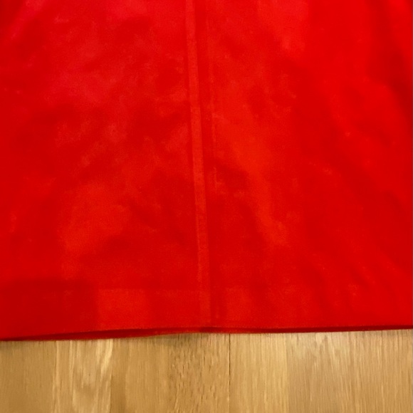 Count Romi Vintage Red Ultrasuede Lightweight Coat Duster 2 Pockets / Size 6 - Picture 8 of 14